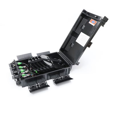 PC ABS Materiaal 8 Core Fiber Optical Terminal CTO/NAP Distributie Doos met PLC Splitter 1x8