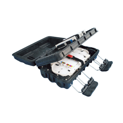 FTTX-staaf gemonteerd met 16 kernen Glasvezel Splice Closure/ Distribution Napbox Zwart