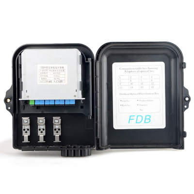 Telecommunicatie 8-poort FTTX Outdoor LGX Glasvezel Splitter Distributie Doos