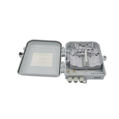 2 Port Splitter Fiber Optic Terminal Box voor normale kabelinvoer Gemakkelijk te installeren