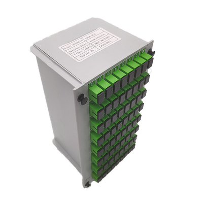 Terugkeerverlies dB ≥50 Glasvezel Splitter Cassette PLC 1x64 SC UPC voor prestaties