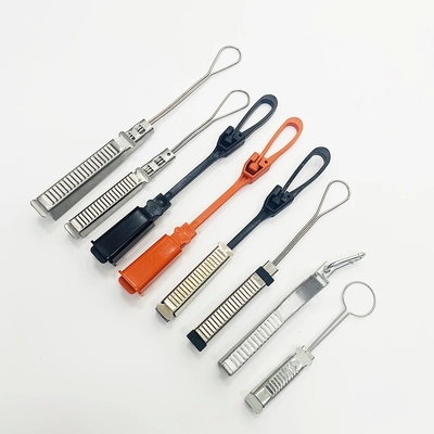 Plastic and Metal 2-9MM glasvezel spanningsclamp voor dropkabels Aanpasbaar ontwerp