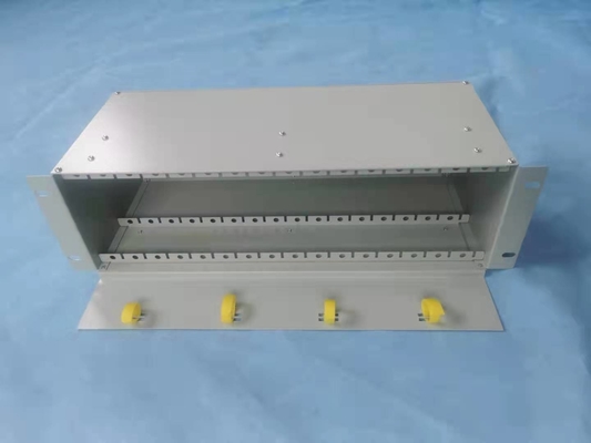 Telecommunicatie 19&quot; Glasvezel Rack Mount Splitter Cabinet LGX Type Chassis