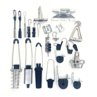 Plastic and Metal 2-9MM glasvezel spanningsclamp voor dropkabels Aanpasbaar ontwerp