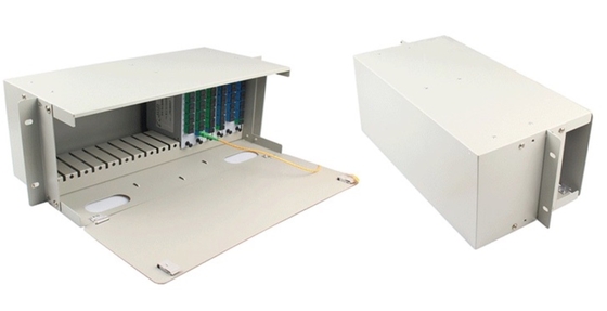 19 inch frame leeg FTTH LGX chassis voor module splitter