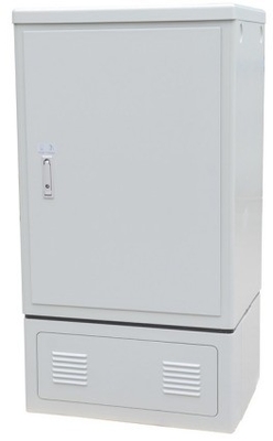 SMC-materiaal 288fo Outdoor Fiber Optical Cross Connection Cabinet Rack Mount Distributie doos met 3 keer