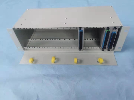 4U 19&quot; Rack Mount Fiber Optical Splitter Cabinet voor 1x2 1x4 1x8 Geavanceerde technologie