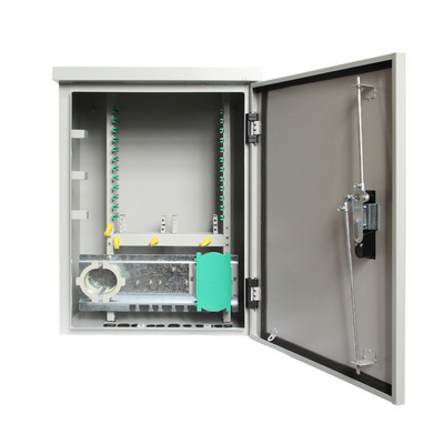 FTTH ODF Outdoor 96 144 288 576 Core Fiber Optic Cross Connect Cabinet Versterkte adapter