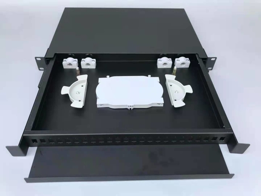 24 poort LC glasvezel patch panel ontworpen voor wandmontage in buitenomgevingen