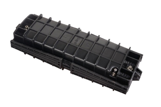 Distributievezelsysteem FTTH 12 24 48 96 144 288 Core Horizontaal type Glasvezel Splice Closure met 3