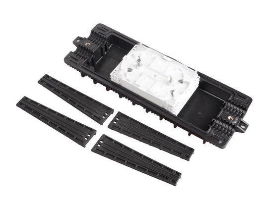 Distributievezelsysteem FTTH 12 24 48 96 144 288 Core Horizontaal type Glasvezel Splice Closure met 3