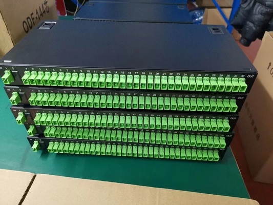 FTTX ODF-optisch distributieframe 19 inch rack gemonteerd 24 kern voor FTTX-verbindingen