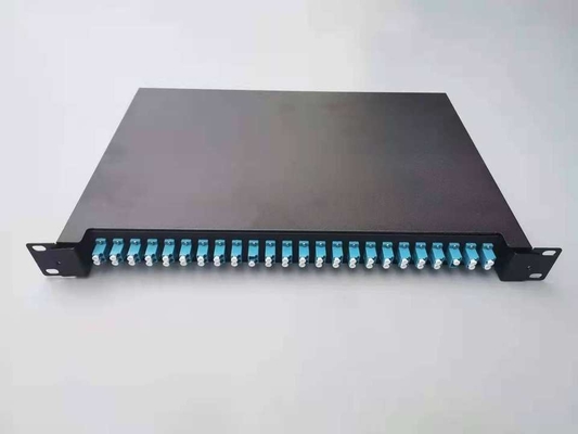FTTX ODF-optisch distributieframe 19 inch rack gemonteerd 24 kern voor FTTX-verbindingen