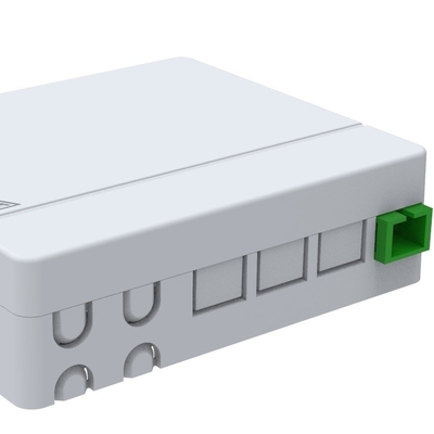100.5*85*29mm Telecommunicatie 4 poorten Fiber optic Faceplate Terminal Junction Box