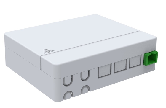 100.5*85*29mm Telecommunicatie 4 poorten Fiber optic Faceplate Terminal Junction Box