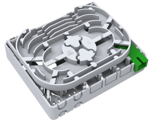 100.5*85*29mm Telecommunicatie 4 poorten Fiber optic Faceplate Terminal Junction Box