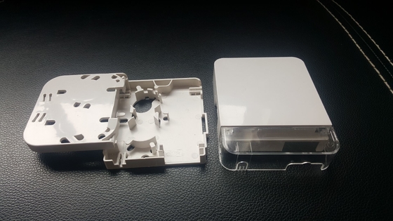 100.5*85*29mm Telecommunicatie 4 poorten Fiber optic Faceplate Terminal Junction Box