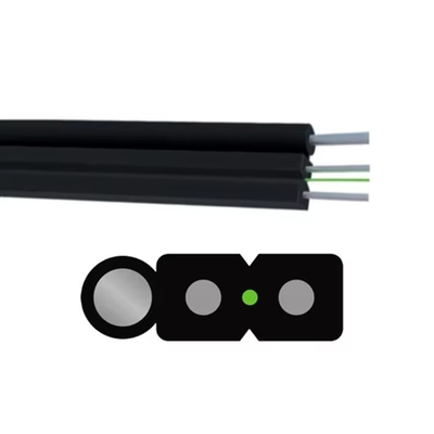 Telecommunicatie G657a Frp Kfr Drop Indoor Ftth Glasvezelkabel voor op maat gemaakte behoeften