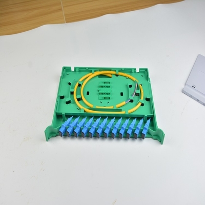 Gemakkelijk te installeren 12 24 36 Core Fiber Optic Splice Tray voor muur gemonteerd 4g netwerk