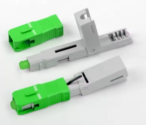 FTTH SC APC Fast Connector Assembly voor installatie op glasvezelveld met laag signaalverlies