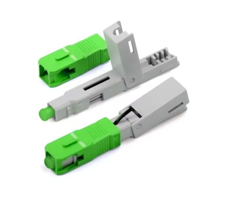 FTTH SC APC Fast Connector Assembly voor installatie op glasvezelveld met laag signaalverlies