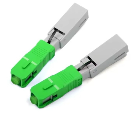 FTTH SC APC Fast Connector Assembly voor installatie op glasvezelveld met laag signaalverlies
