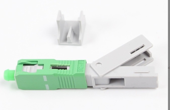 FTTH SC APC Fast Connector Assembly voor installatie op glasvezelveld met laag signaalverlies