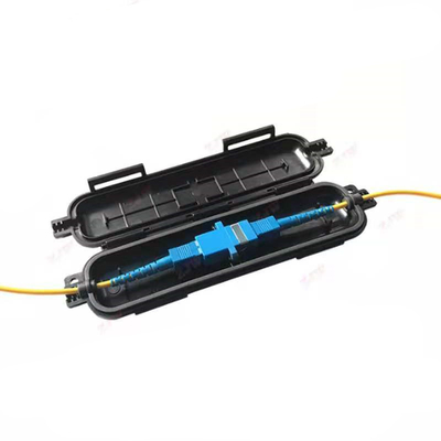 Waterdichte FTTH-optische glasvezelkabelterminalbox met simplex-SC-connectortype