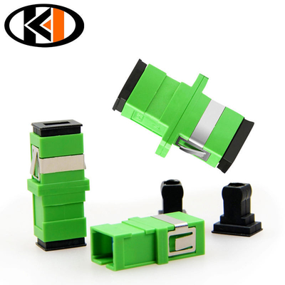 Single Mode Multi Mode Fiber Optic SC Simplex Flange Adapter Coupler voor het netwerk Geen