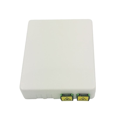 Wandmontage FTTH Mini Fiber Optic Socket Panel Box met 2 poorten en SC/APC Pigtail