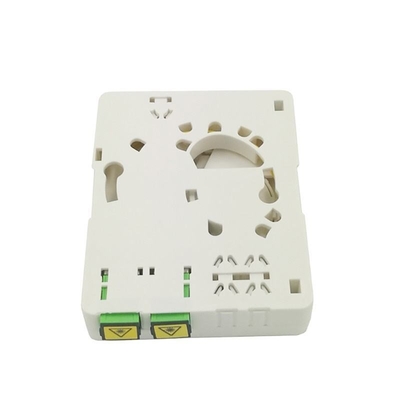 Wandmontage FTTH Mini Fiber Optic Socket Panel Box met 2 poorten en SC/APC Pigtail