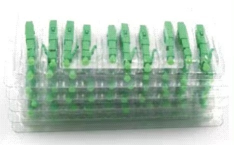 Eenvoudig bereikbare glasvezel LC/APC snelle connector voor telecommunicatie