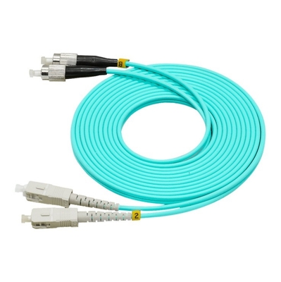 LC-connector glasvezel-patchcord voor multimode vezeltypen en gegevensoverdracht