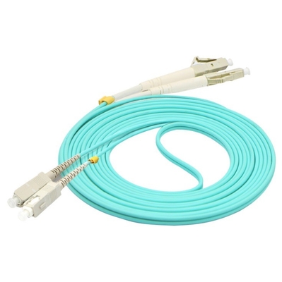 LC-connector glasvezel-patchcord voor multimode vezeltypen en gegevensoverdracht