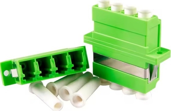 SM MM 4 poort LC APC/UPC 4 duplex glasvezel-optische adapter voor glasvezelsignaaloverdracht