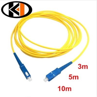 12 jaar Glasvezel patch cord voor telecommunicatie SC PC Upc Apc optische kabel patchcord
