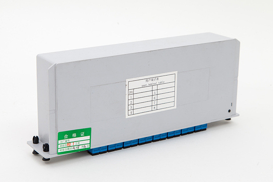 1*16 1*32 SC Connector LGX PLC Cassette PLC Splitter Fiber Type G657 of aangepast 3 Tijd