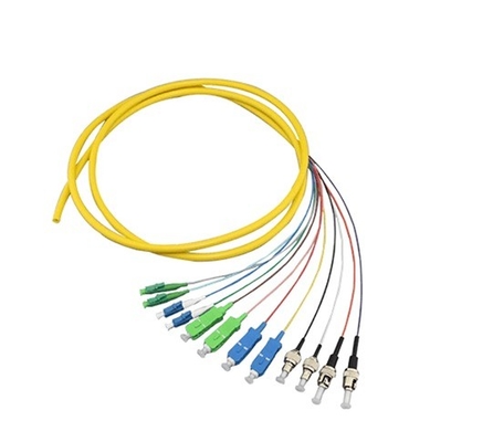 SC UPC Single Mode 1.5M Simplex Fiber Optic Pigtail voor een breed temperatuurbereik van -40-70°C
