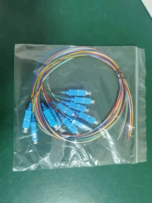 SC UPC Single Mode 1.5M Simplex Fiber Optic Pigtail voor een breed temperatuurbereik van -40-70°C
