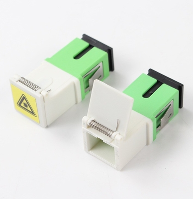 FTTH Flangekoppeling SC Glasvezel Adapter met stofc-ap en Invoegverlies IL 0.2db