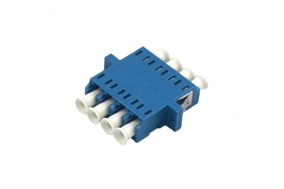 FTTH-vezeloptische adapter LC Quad Flange Coupler 4 LC voor 40 tot 85 Temp Compatibiliteit