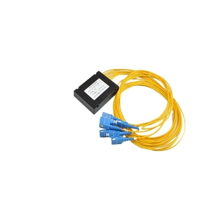 4G-netwerk ABS Plastic Box Type Fiber Optic PLC Splitter met SC/APC LC/APC connector voor PON FTTX en CATV