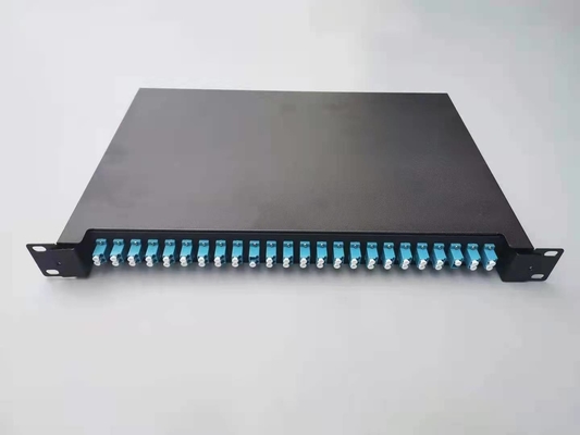 PLC Splitter 1U 19" 24 Port SC/APC 1 24 Glasvezel Splitter voor draadloos LAN-netwerk