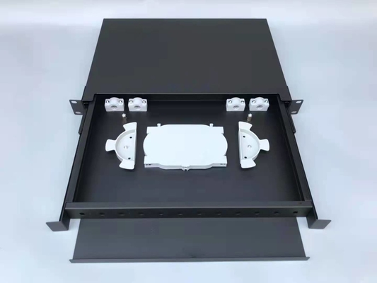 PLC Splitter 1U 19" 24 Port SC/APC 1 24 Glasvezel Splitter voor draadloos LAN-netwerk