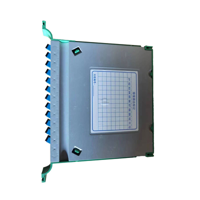 12 Core Small Splice Tray voor FTTX ODB NAP FTTH Plastic Fiber Optic Splice Cable Tray