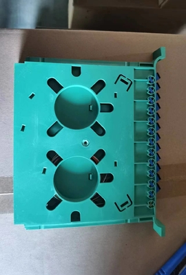 12 Core Small Splice Tray voor FTTX ODB NAP FTTH Plastic Fiber Optic Splice Cable Tray
