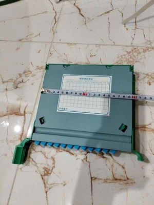 12 Core Small Splice Tray voor FTTX ODB NAP FTTH Plastic Fiber Optic Splice Cable Tray
