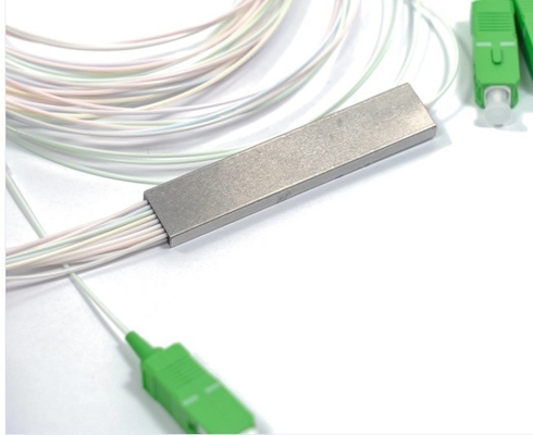 1*32 1*64 1*128 Staalbuis SC/ APC Mini Glasvezel GPON 1x128 PLC Splitter