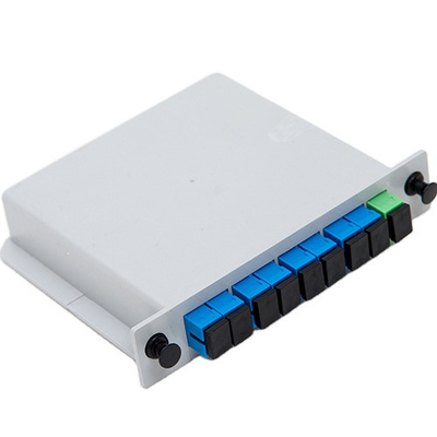 1 tot 8 PLC-splitter met SC FC LC ST connector type G657A vezeltype tegen betaalbare prijs