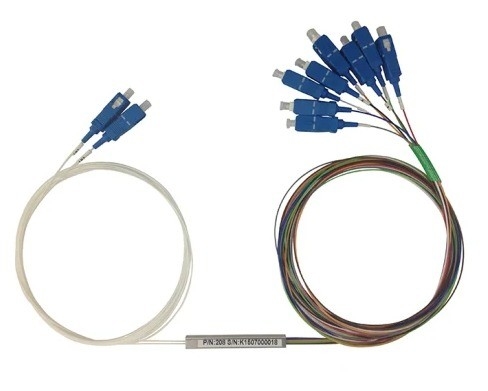 Fiber Splitter 0,9mm 1*3 1*5 1*6 1*7 2*4 2*32 Manieren SC/UPC SC/APC Connector Splitter 2*1
